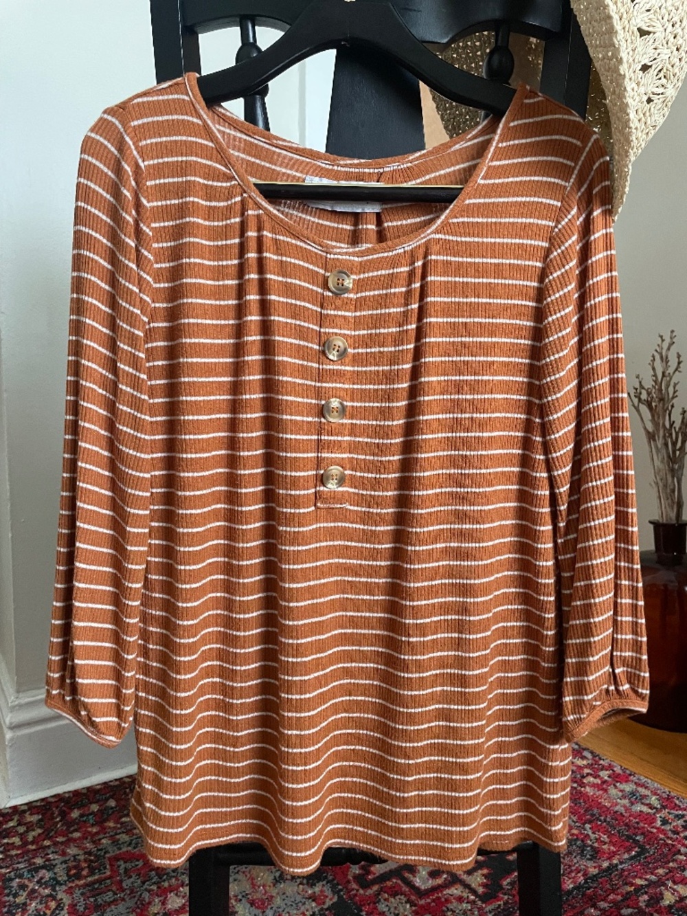 French Laundry 3/4 Sleeve Top